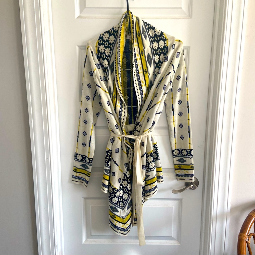 Anthropologie Freeway Belted Cardigan M